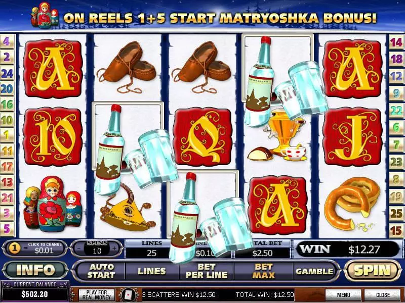 Play From Russia With Love Slot Main Screen Reels