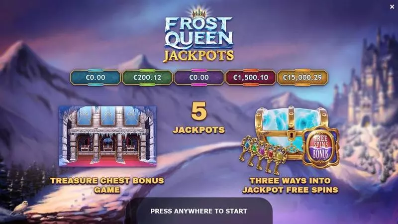 Play Frost Queen Jackpots Slot Info and Rules