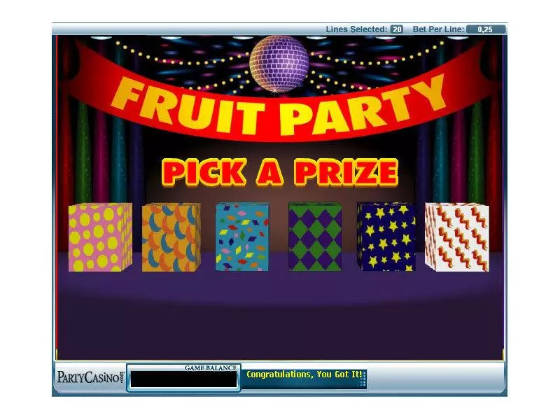 Play Fruit Party Slot Bonus 1