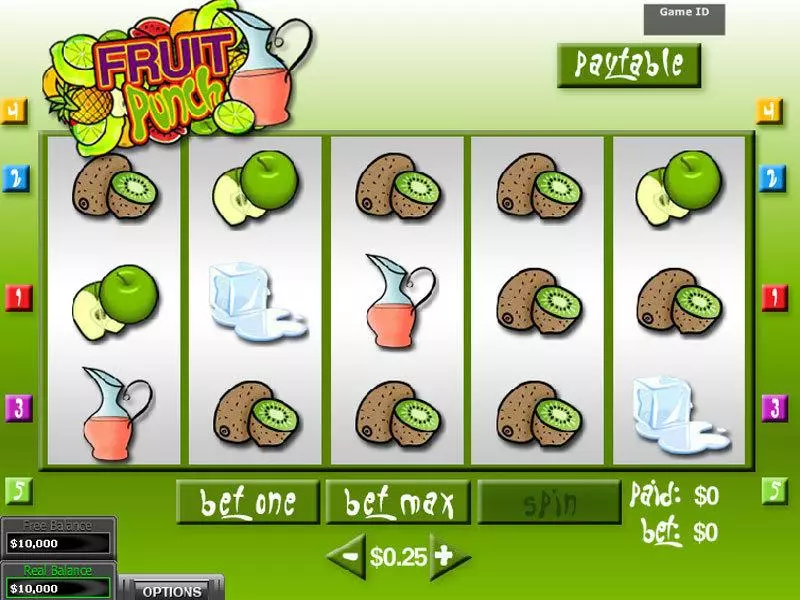 Play Fruit Punch Slot Main Screen Reels