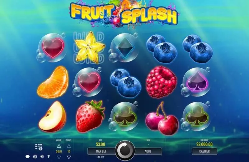 Play Fruit Splash Slot Main Screen Reels