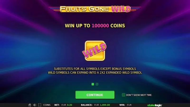 Play Fruits Gone Wild Slot Info and Rules