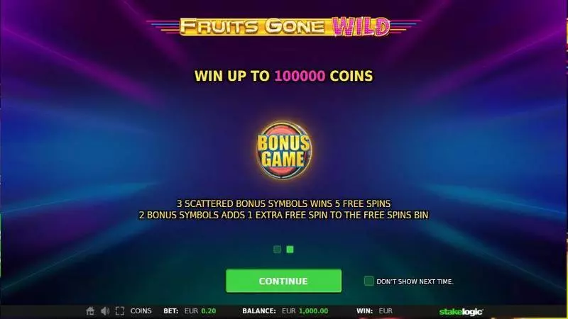Play Fruits Gone Wild Slot Bonus 2