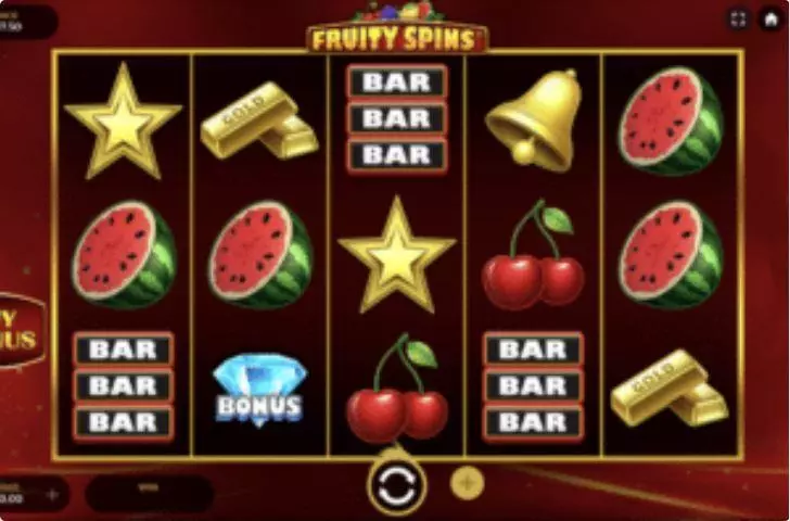 Play Fruity Spins Slot Main Screen Reels