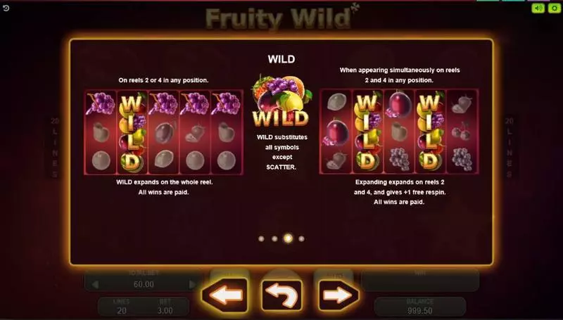 Play Fruity Wild Slot Bonus 1