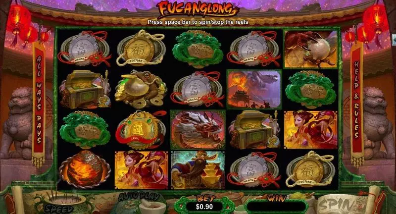 Play Fucanglong Slot Main Screen Reels