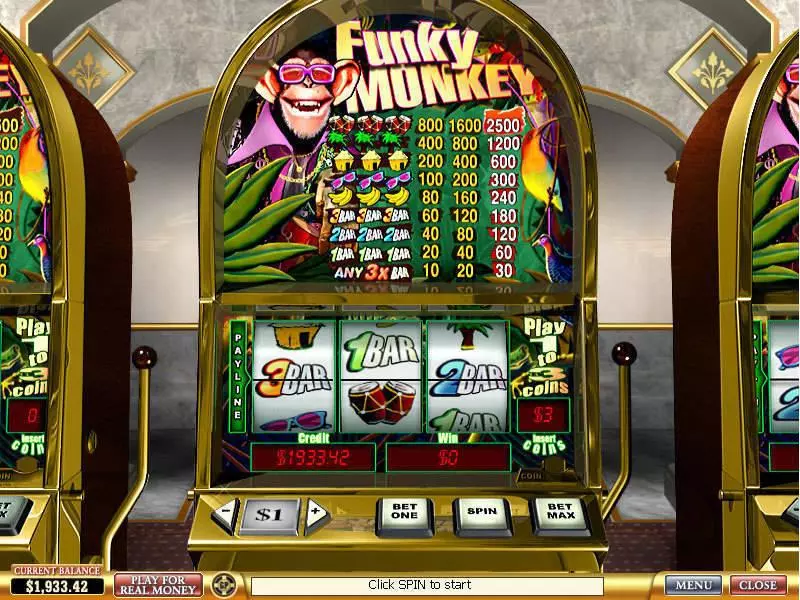 Play Funky Monkey Slot Main Screen Reels