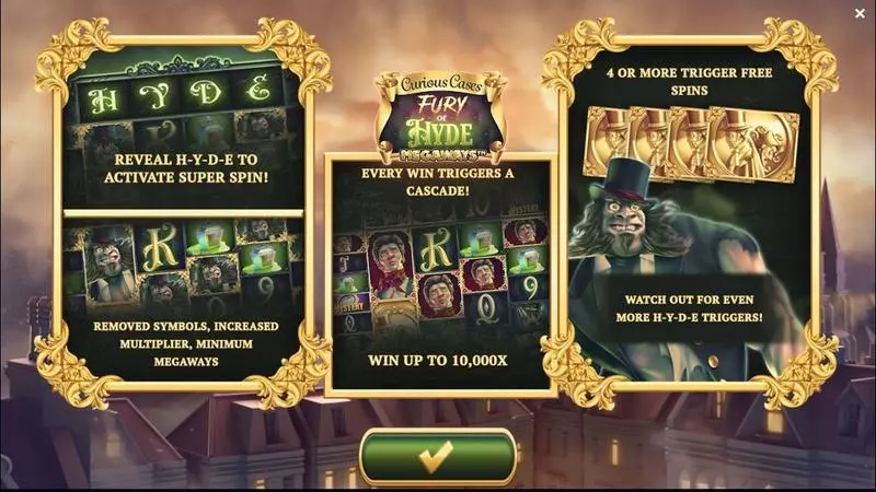 Play Fury of Hyde Megaways Slot Info and Rules