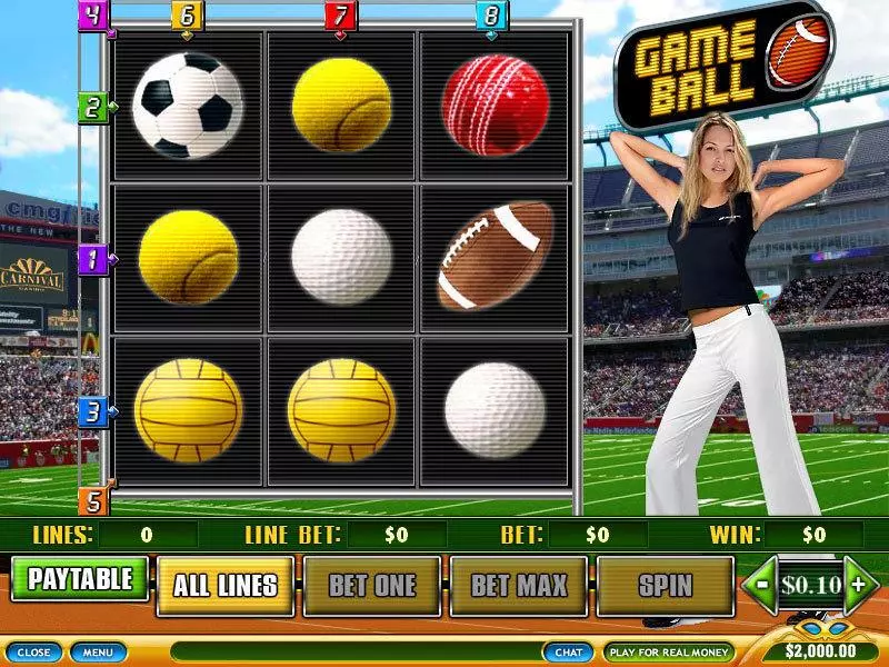 Play Game Ball Slot Main Screen Reels