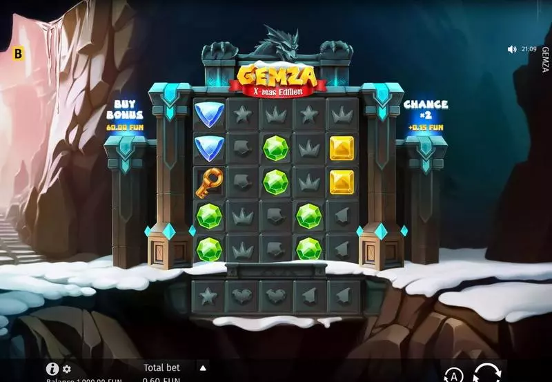 Play Gemza X-mas Slot Main Screen Reels