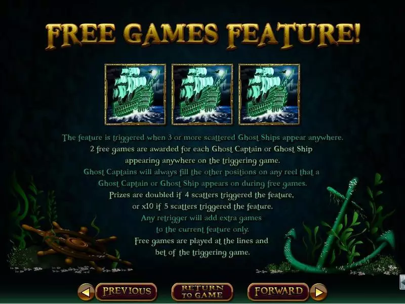 Play Ghost Ship Slot Info and Rules