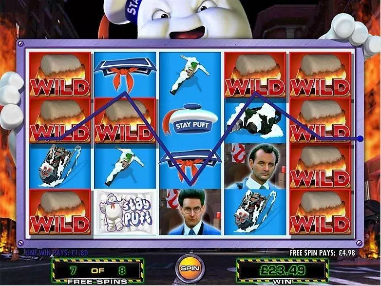 Play Ghostbusters Slot Introduction Screen