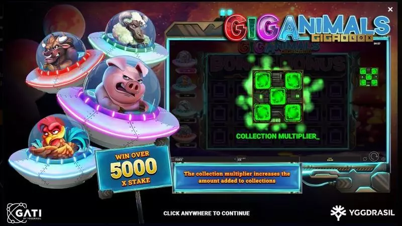Play Giganimals GigaBlox Slot Info and Rules