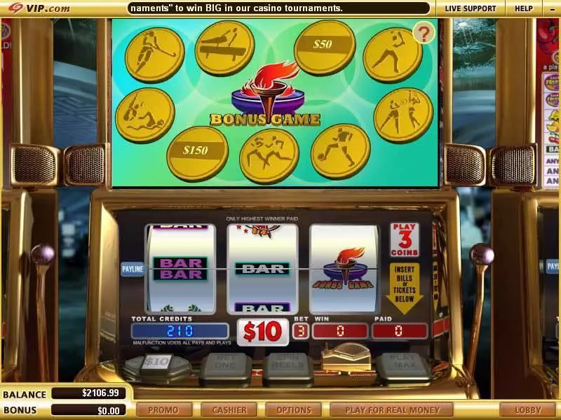Play Go for Gold Slot Bonus 1