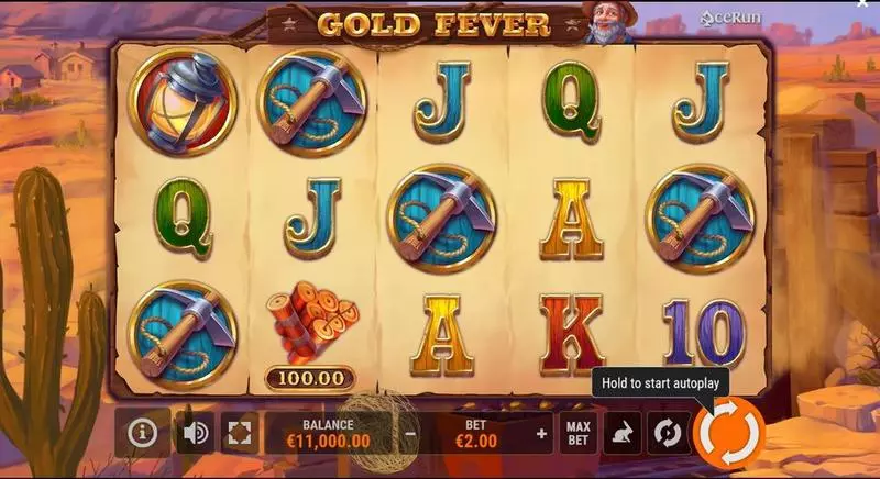 Play Gold Fever  Slot Main Screen Reels