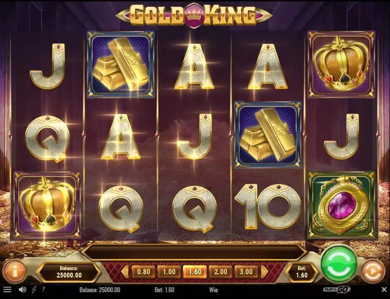 Play Gold King Slot Main Screen Reels