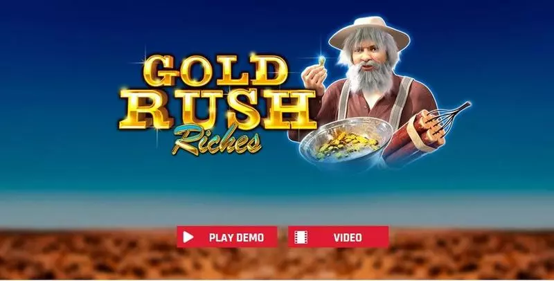Play Gold Rush Riches Slot Introduction Screen