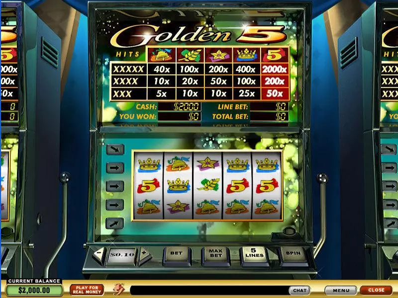 Play Golden 5 Slot Main Screen Reels