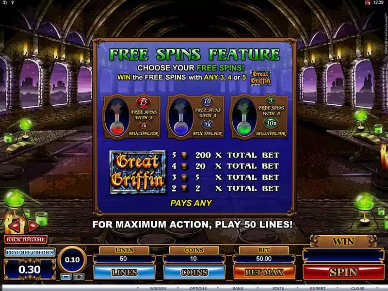 Play Great Griffin Slot Bonus 2