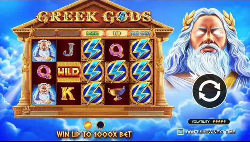 Play Greek Gods Slot Bonus 1