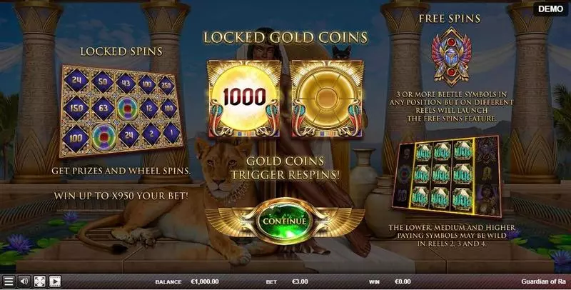 Play Guardian of Ra Slot Info and Rules