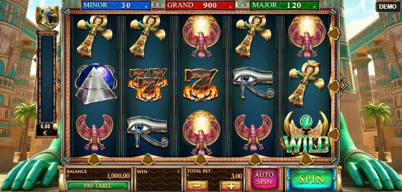 Play Guardians of Luxor 4 Slot Main Screen Reels