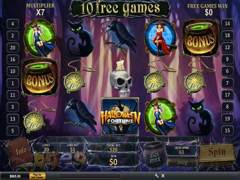 Play Halloween Fortune Slot Bonus 3