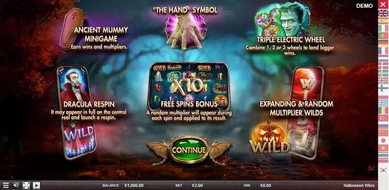Play Halloween Wins Slot Info and Rules