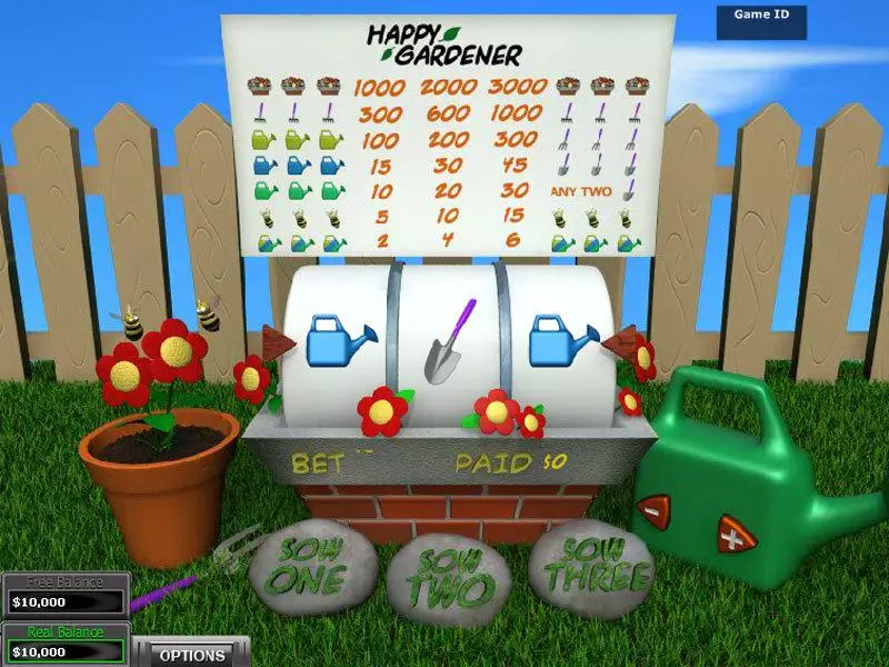 Play Happy Gardener Slot Main Screen Reels