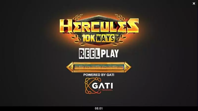 Play Hercules 10K WAYS Slot Introduction Screen