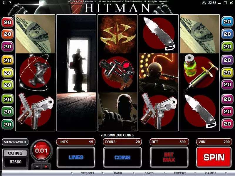 Play Hitman Slot Main Screen Reels