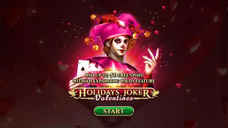 Play Holidays Joker – Valentines Slot Introduction Screen