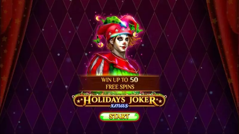 Play Holidays Joker – Xmas Slot Introduction Screen