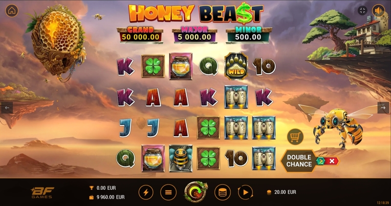 Play Honey Beast Slot Main Screen Reels