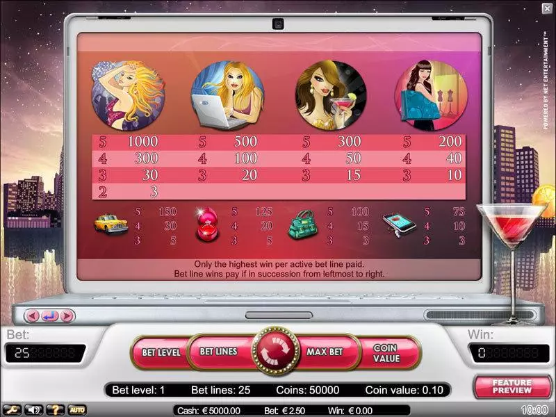 Play Hot City Slot Info and Rules