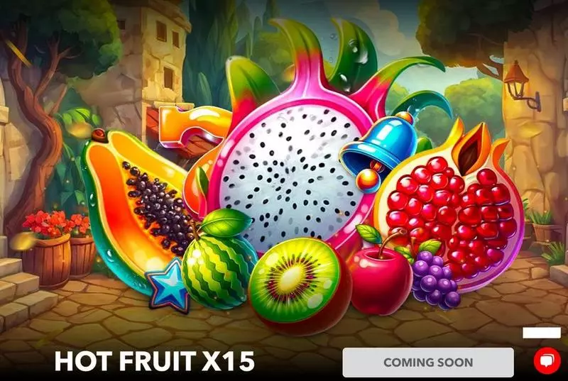 Play Hot Fruit x15 Slot Introduction Screen