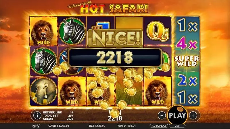 Play Hot Safari Slot Bonus 1