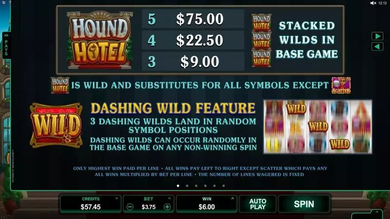 Play Hound Hotel Slot Info and Rules