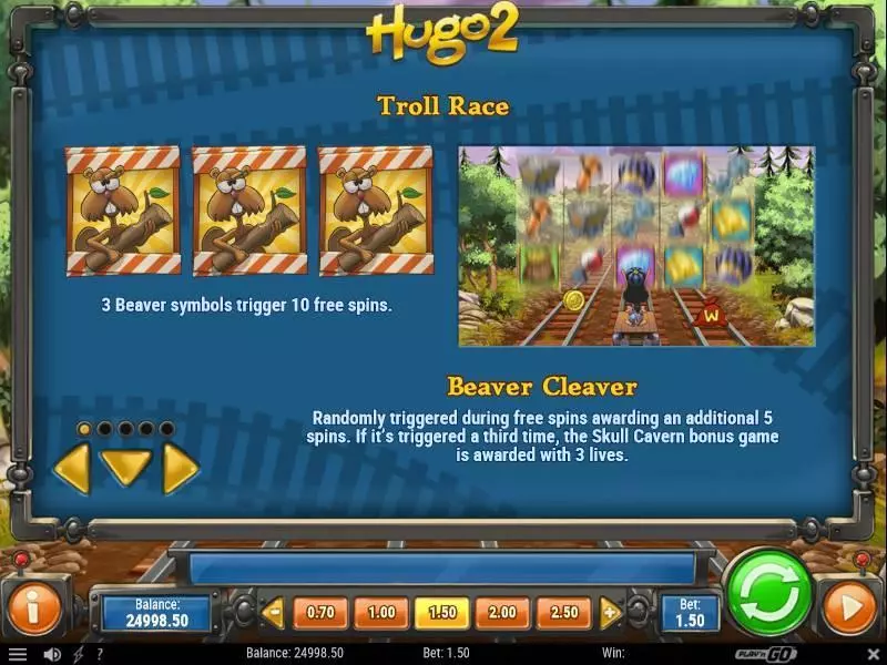 Play Hugo 2 Slot Bonus 3