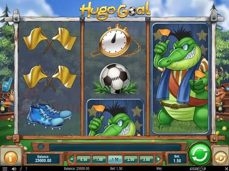 Play Hugo Goal Slot Main Screen Reels