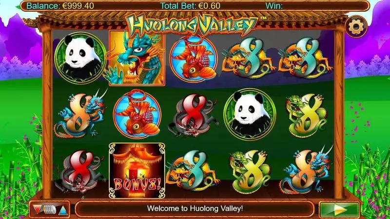 Play Huolong Valley Slot Main Screen Reels