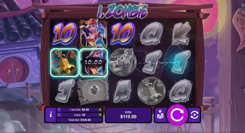 Play I, Zombie Slot Introduction Screen