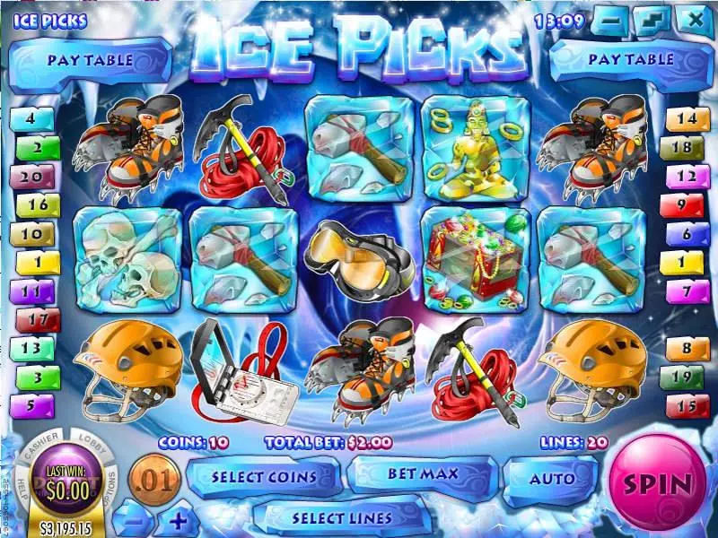 Play Ice Picks Slot Main Screen Reels