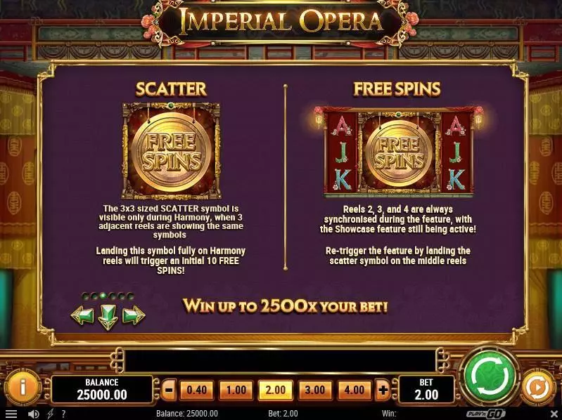 Play Imperial Opera Slot Free Spins Feature