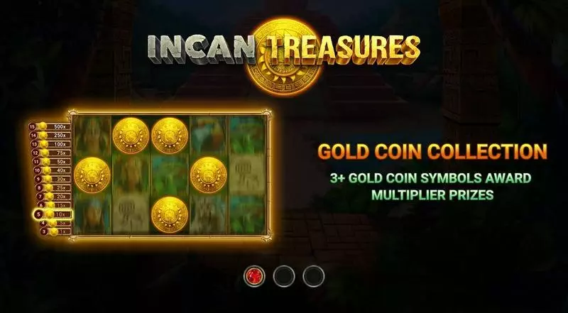 Play Incan Treasures Slot Introduction Screen