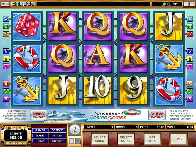 Play International Casino Games Slot Main Screen Reels