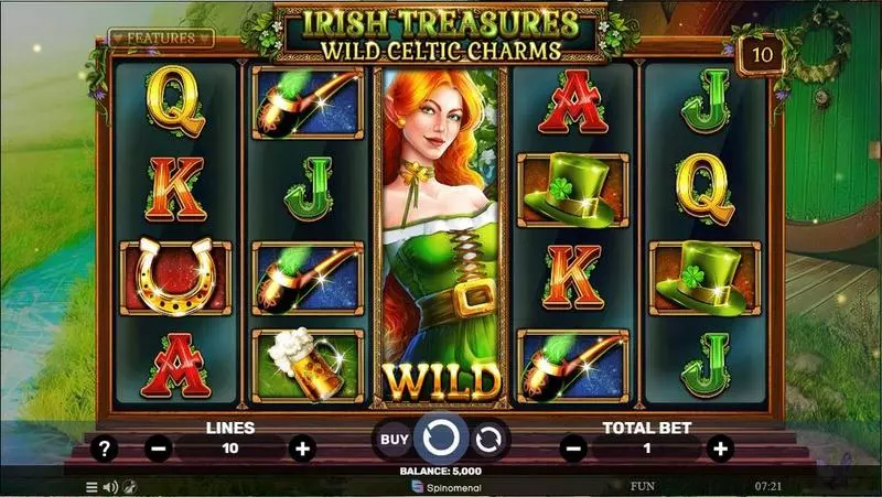 Play Irish Treasures – Wild Celtic Charms Slot Main Screen Reels