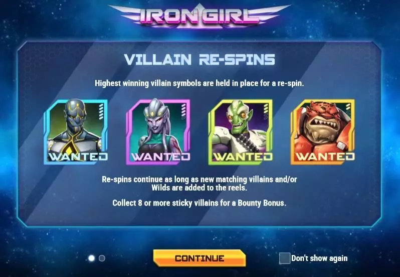 Play Iron Girl Slot Info and Rules