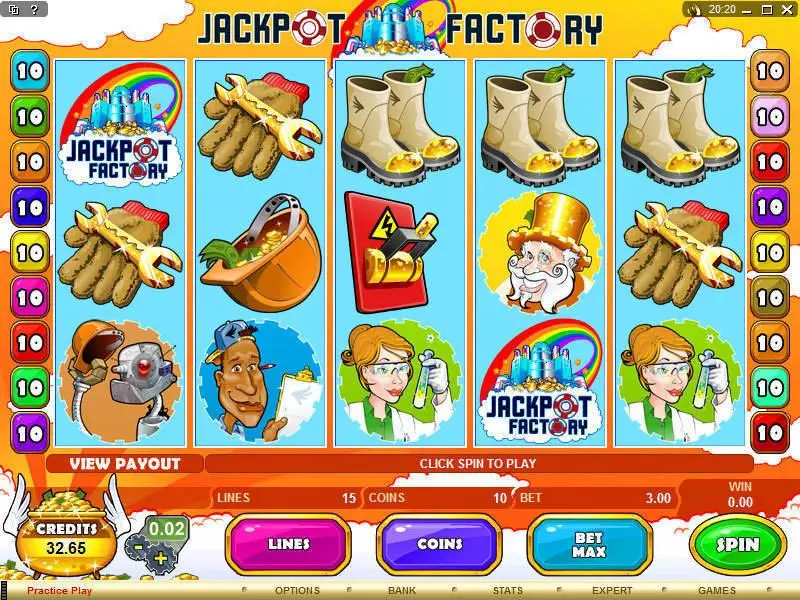 Play Jackpot Factory Slot Main Screen Reels
