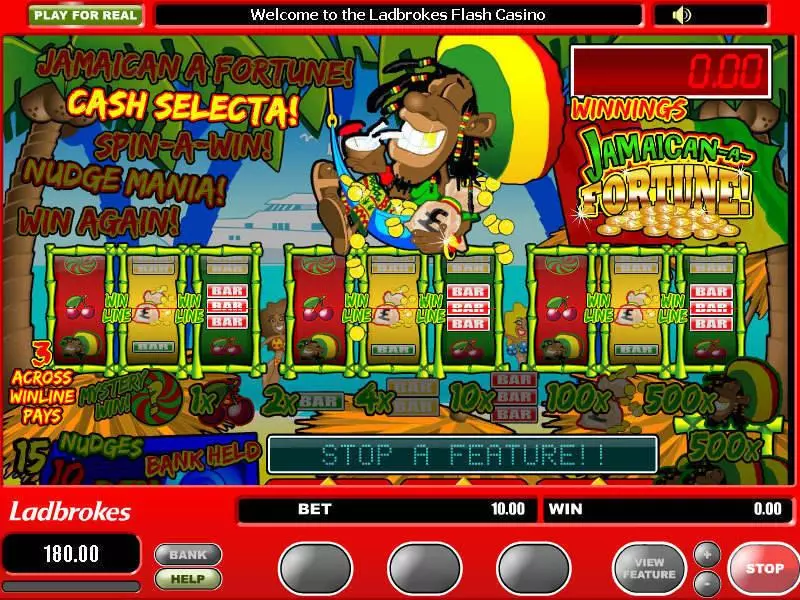 Play Jamaican a Fortune Slot Bonus 1